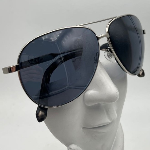 Beverly Hills Polo Cub Silver Pilot Sunglasses Frames BHPC 72 - Picture 2 of 6